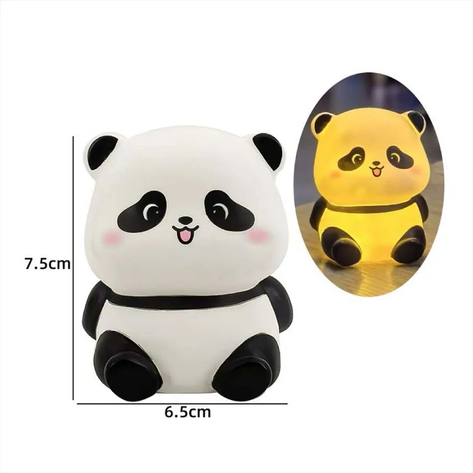 Cute Panda LED Night Light for Kids Bedroom Décor