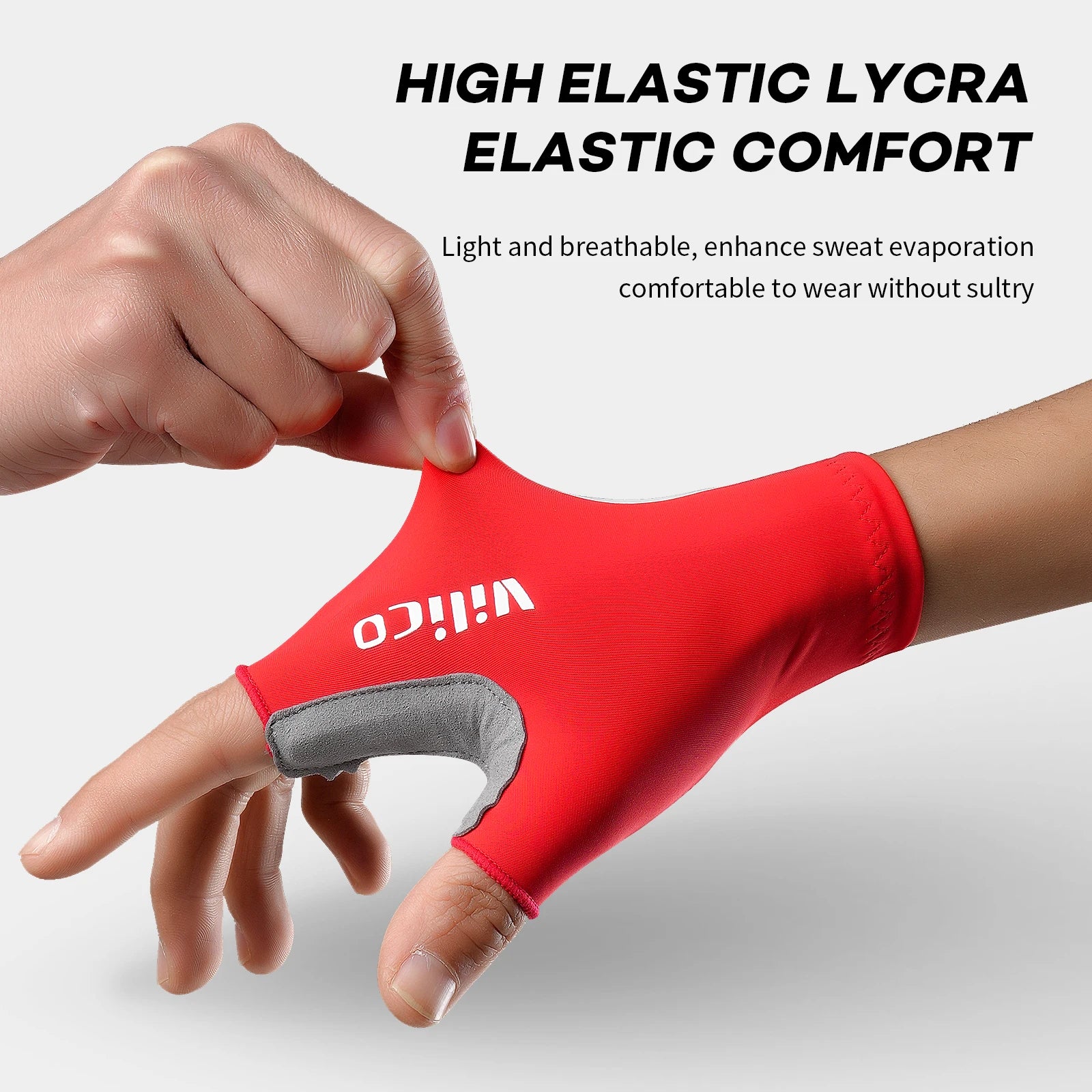 Cycling Gloves Half Finger Anti Slip Breathable Gel MTB Bike Gym Main image