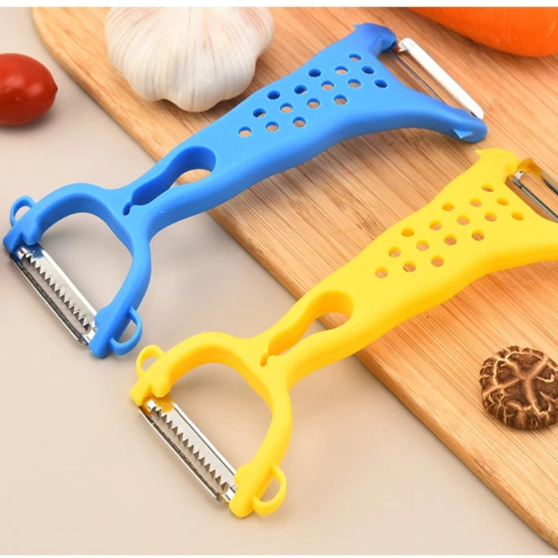 Vegetable Cutter & Carrot Grater – Handheld Kitchen Peeler & Slicer Tool