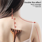 Wooden 6-Claw Head Massager UK Anti-Static Massage Comb