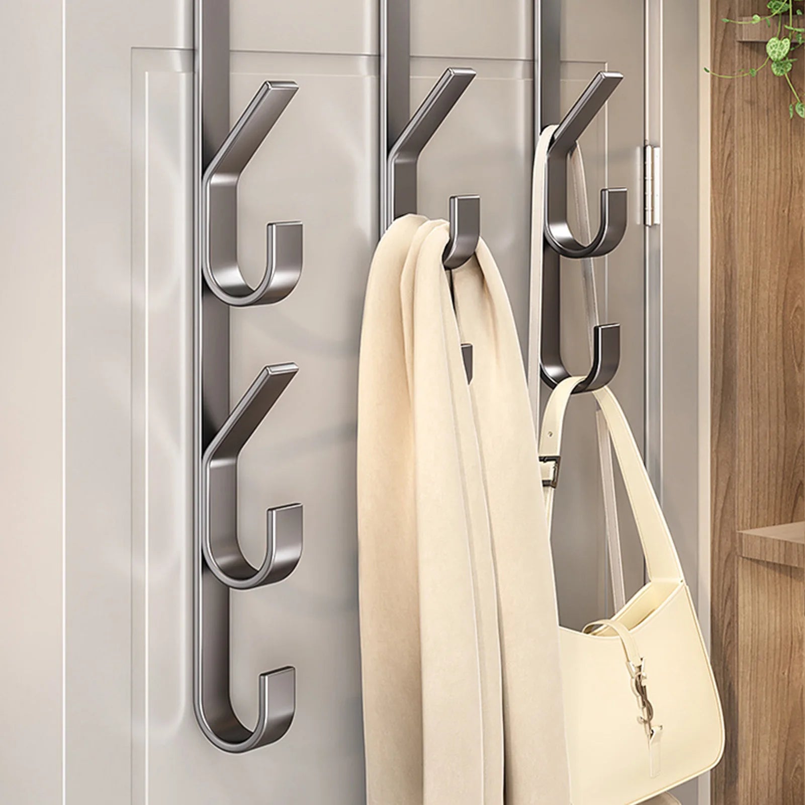 Door Hooks Organizer Space Saving Storage Secondary image