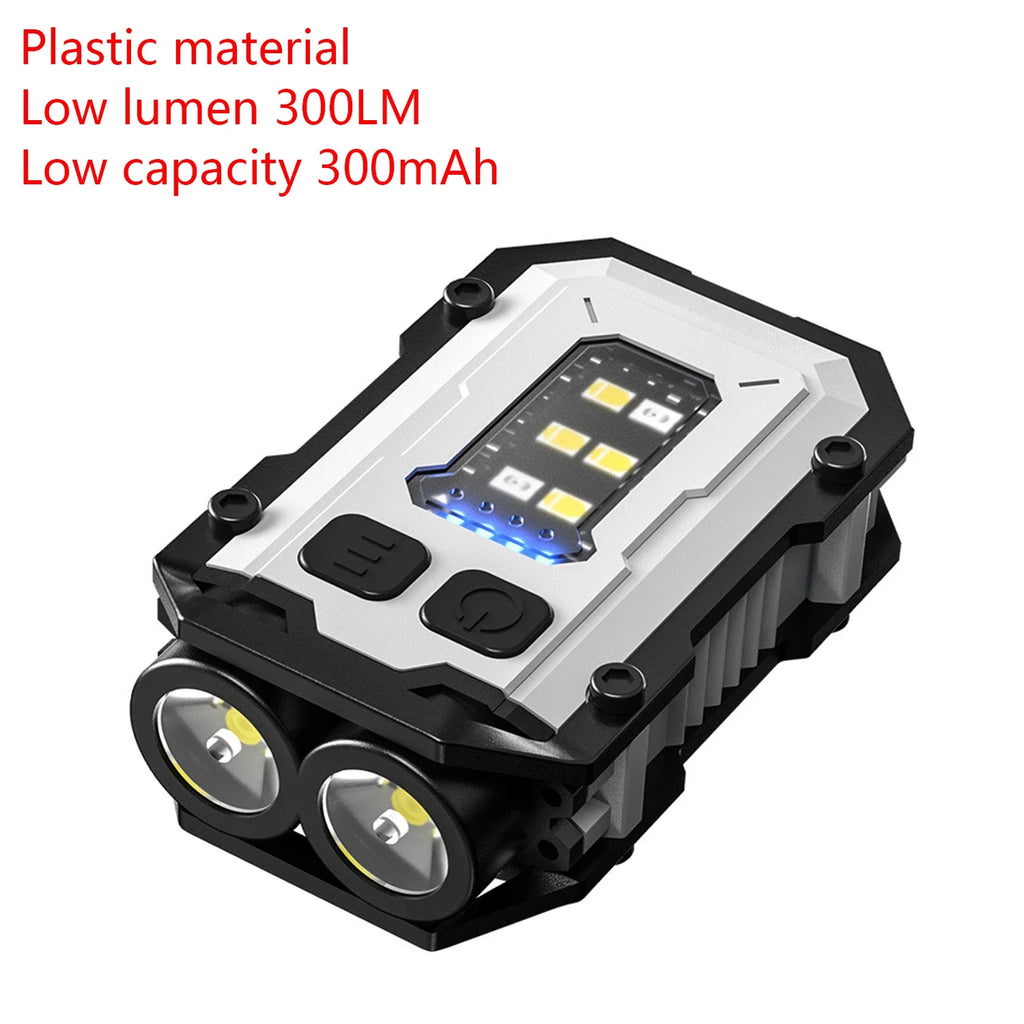 Mini USB Rechargeable COB LED Flashlight Work Light