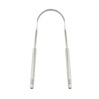 Reusable Stainless Steel Tongue Scraper Fresh Breath Oral Hygiene Tool