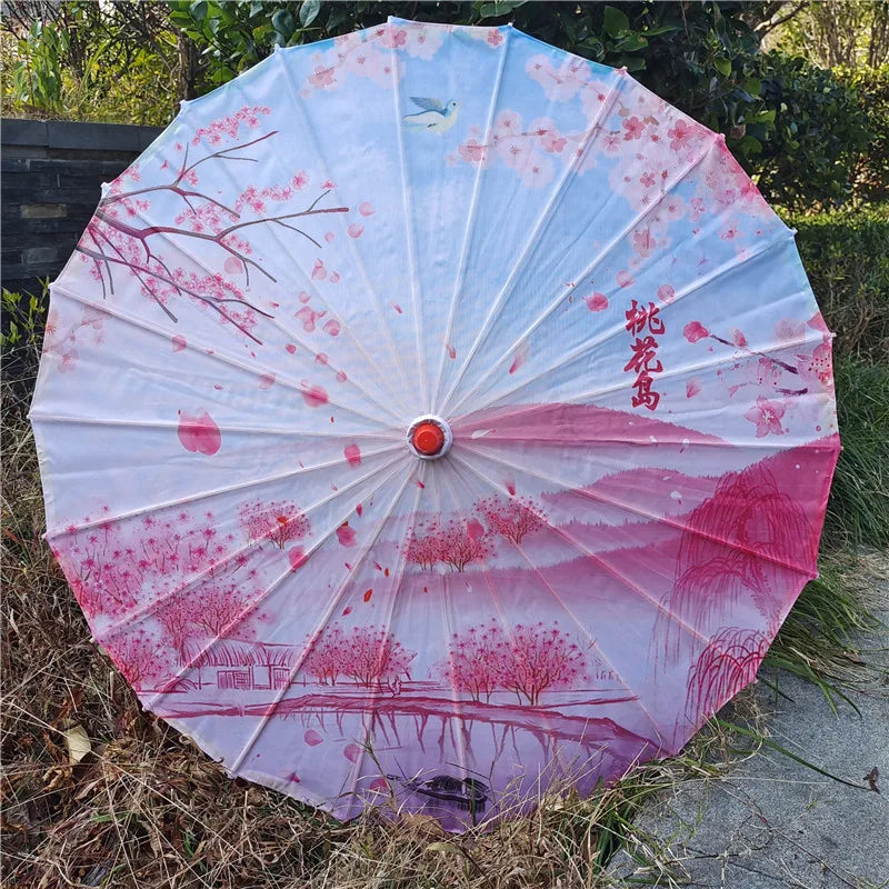 Buy Japanese Cherry Blossom Silk Parasol Decorative Umbrella