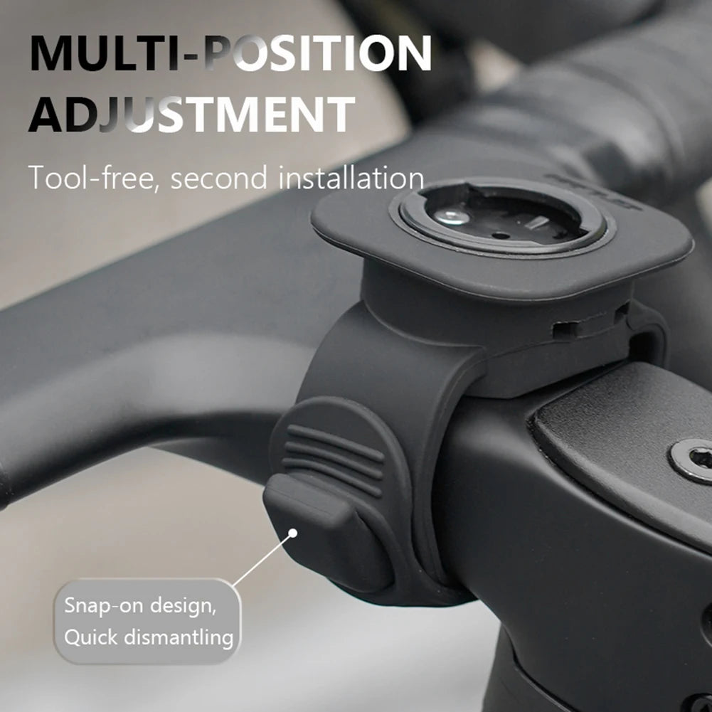 Silicone Bike Computer Mount Non-Slip Handlebar GPS Holder MTB Secondary image