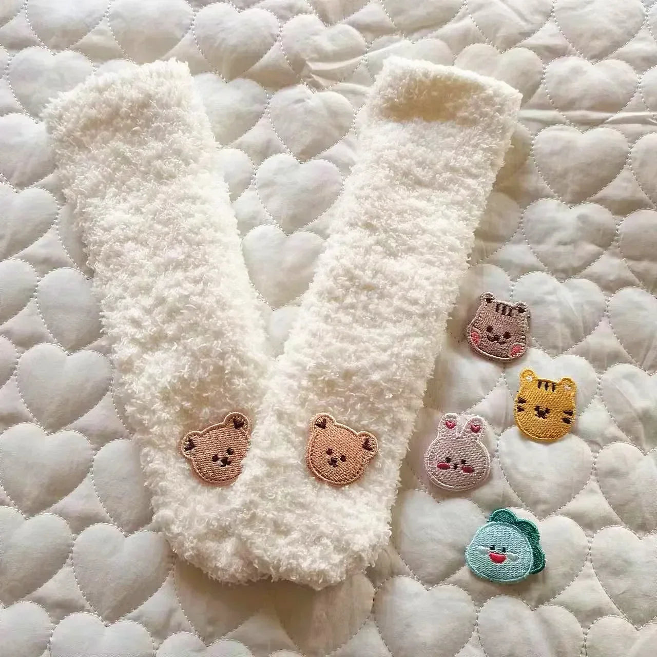 Winter Baby Knee High Socks Thick Warm Anti-Slip Toddler Socks Secondary image