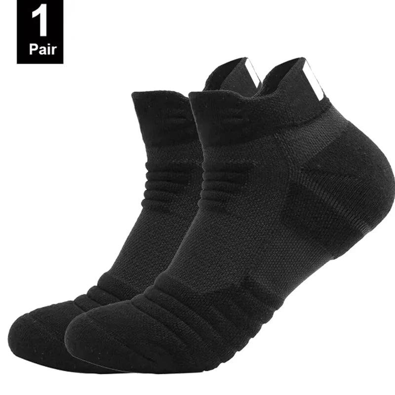 Anti-Slip Football Socks Men Breathable Cotton Soccer Socks 3 Pairs