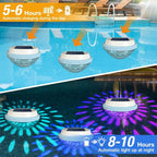 Solar Floating Pool Light 7 Color Waterproof LED Lamp