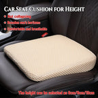 Thickened Car Seat Booster Cushion Memory Foam 3D Mesh Breathable Pad