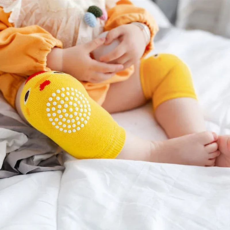 Baby Knee Pads Cotton Anti-Slip Crawling Protector (1 Pair)