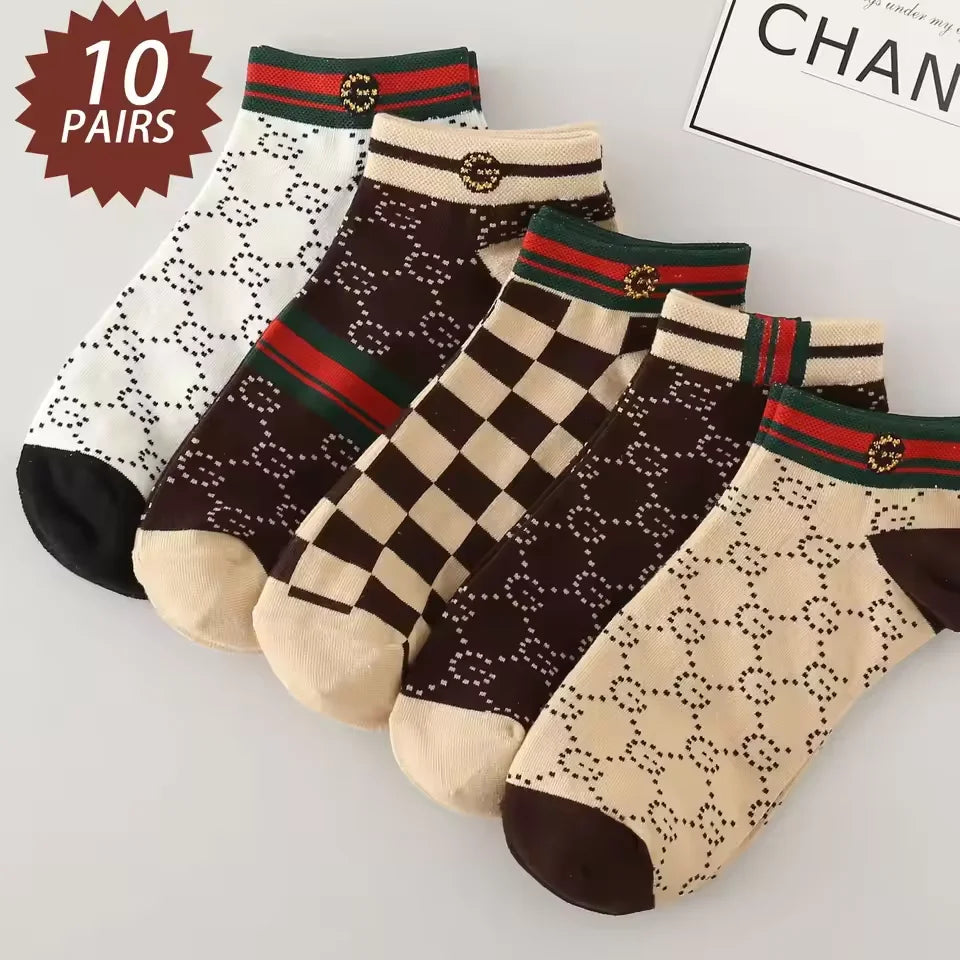Men's Thin Breathable Low Cut Socks 5 to 10 Pairs Anti Odor Moisture Wicking