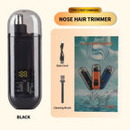 2-in-1 Electric Ear and Nose Hair Trimmer Painless Eyebrow Clipper Men