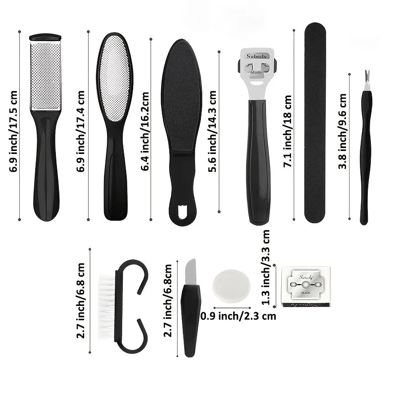 8-in-1 Pedicure Kit Foot Care Tools