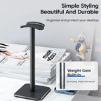 Aluminium Headphone Stand Desktop Headset Holder for Gaming Headphones