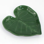 Ceramic Leaf Spoon Rest Kitchen Utensil Holder