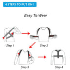 Sitting Posture Corrector Belt Straight Back Shoulder Support Aid