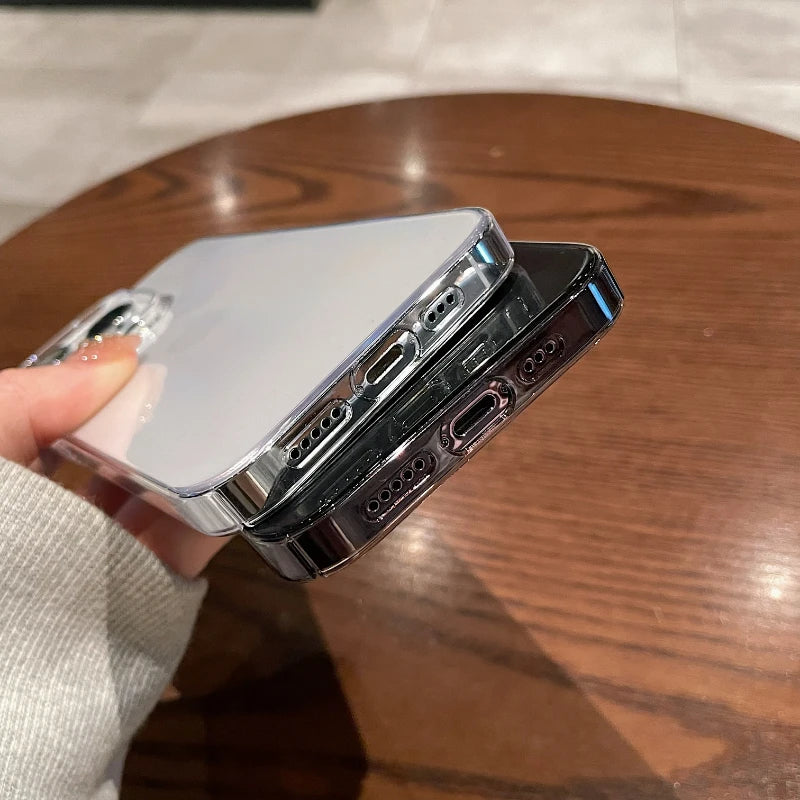Ultra Thin Clear Case For iPhone 11 12 13 14 15 16 17 Pro Max Cover