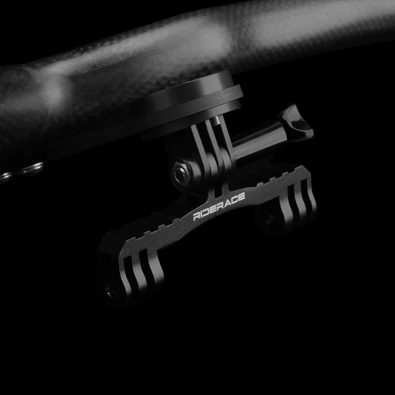 Dual Bike Computer Camera Mount Aluminum GoPro GPS Handlebar Bracket