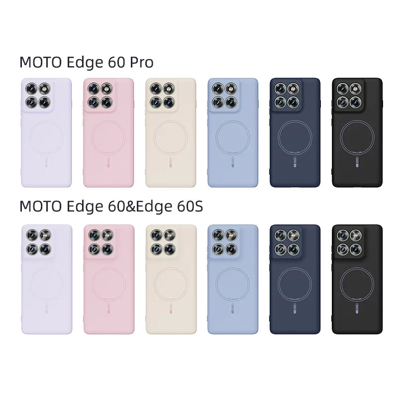 MagSafe Liquid Silicone Case for Motorola Edge 60S 60 Pro & 70 Fusion