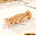 Wooden Foot Roller Massager for Plantar Fascia & Relaxation