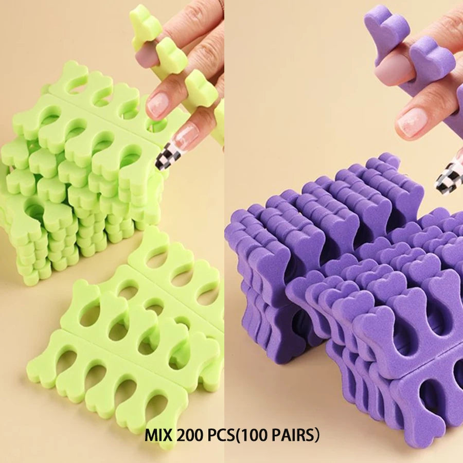 Nail Art Toe Separators Sponge Soft