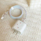 Cute Cherry Charger Cover for iPhone 20W USB Cable Protector