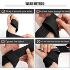 Anti-Slip Silicone Lifting Straps Gym Grip Deadlift Wrist Strap