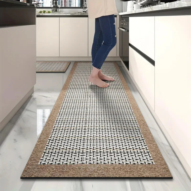 Long Kitchen Floor Mat UK Absorbent Non-Slip Diatom Mud Rug