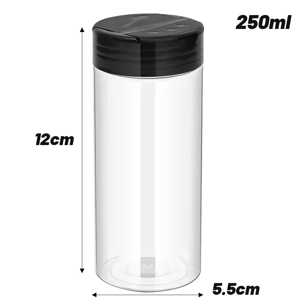 Plastic Spice Jars with Shaker Lids