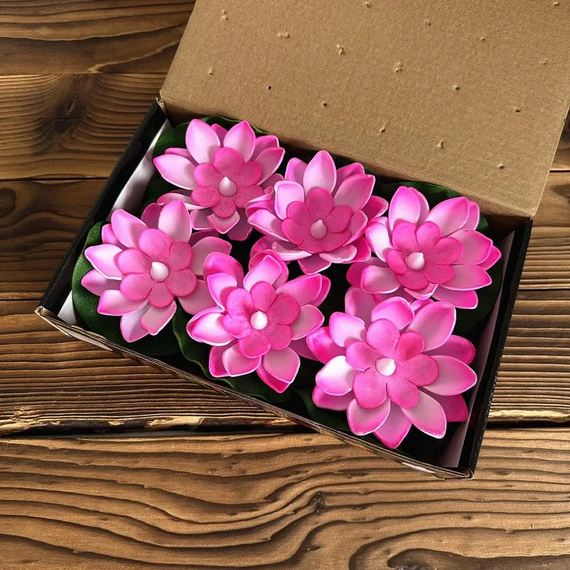 LED Floating Lotus Flower Lights for Pool & Garden Decor