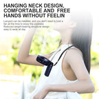 Foldable Mini Neck Fan USB Rechargeable 5-Speed Portable Fan