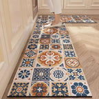 Kitchen Mat Absorbent Printed Rug Non-Slip Long Floor Carpet