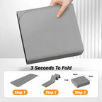 Foldable TPE Yoga Mat Eco Friendly Travel Non-Slip Pilates Workout