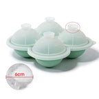 6.5cm Large Ice Ball Mold Silicone Ice Cube Maker for Whiskey & Cocktails