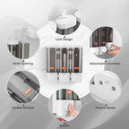 Wall Mounted Soap Dispenser Durable ABS Liquid Soap & Shampoo Container