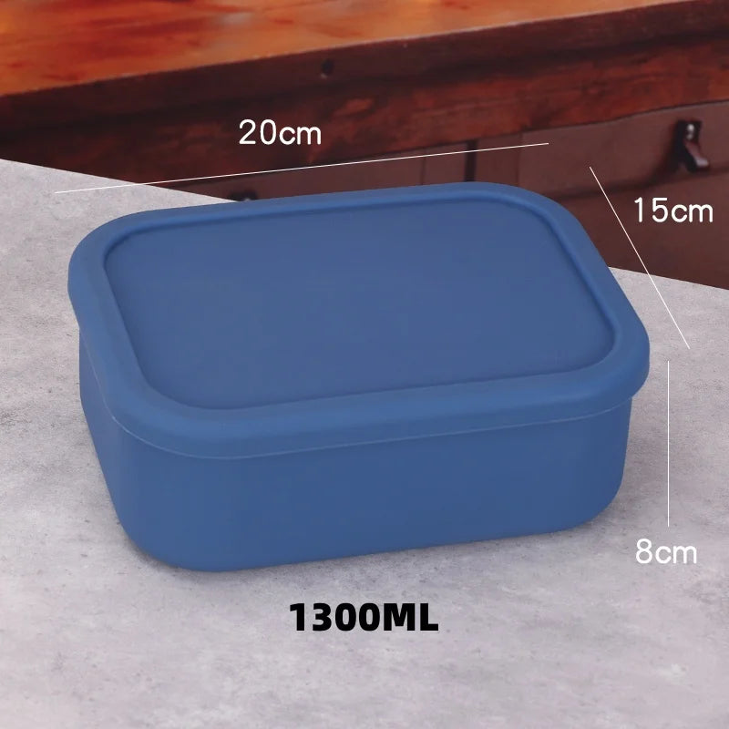 YONG HAO Silicone Bento Box BPA-Free Leakproof Microwave Lunch Container