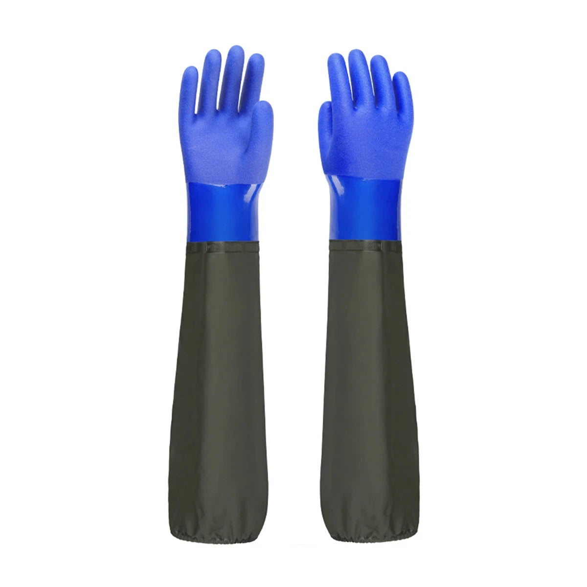 Long Waterproof Rubber Gloves Heavy Duty Work Gloves