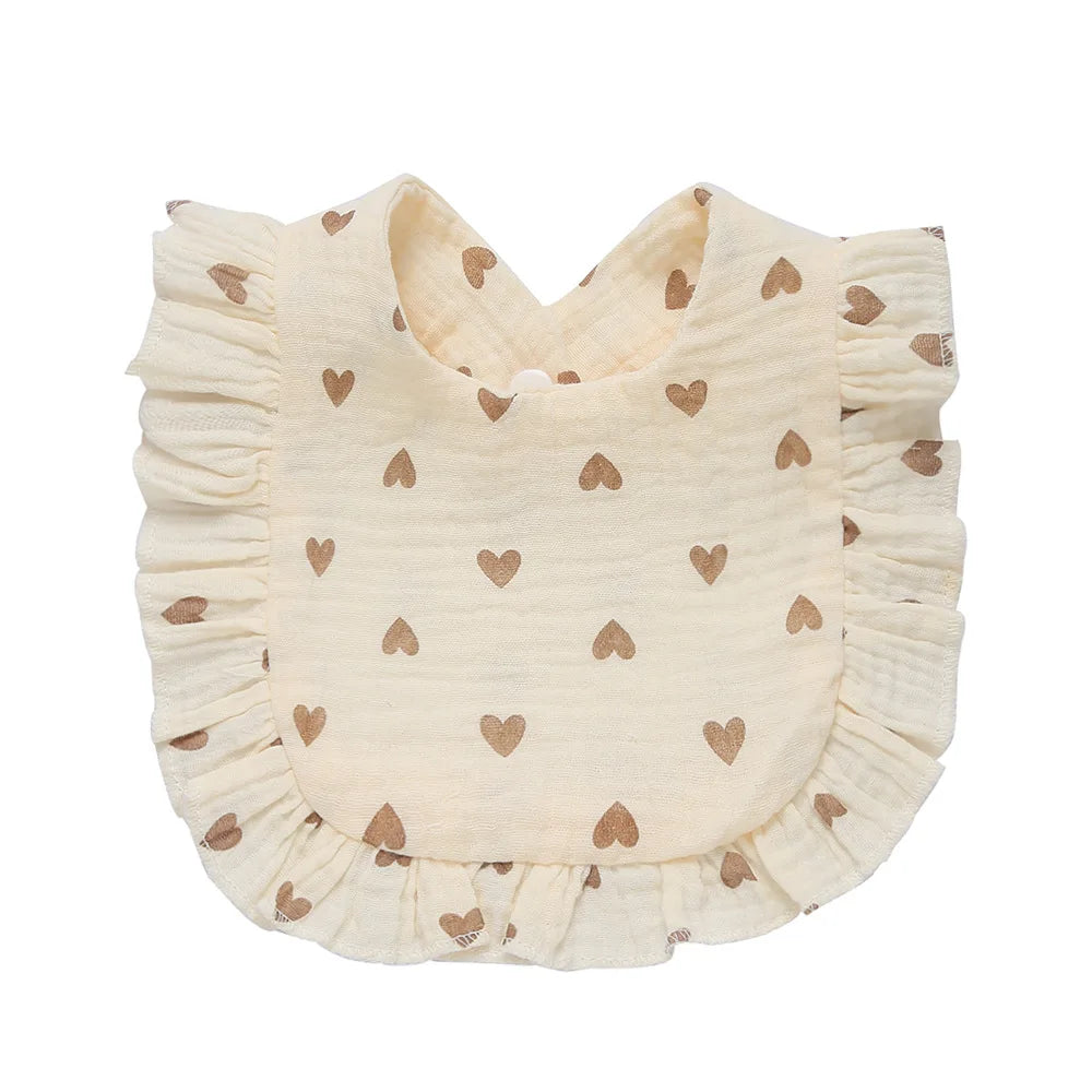 INS Style Baby Cotton Bibs Waterproof Drool Scarf Feeding Bib