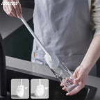 360° Silicone Bottle Brush Foldable Long Handle