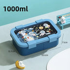 Cartoon Lunch Box 1000/1350ML Sealed Leakproof Bento Food Container