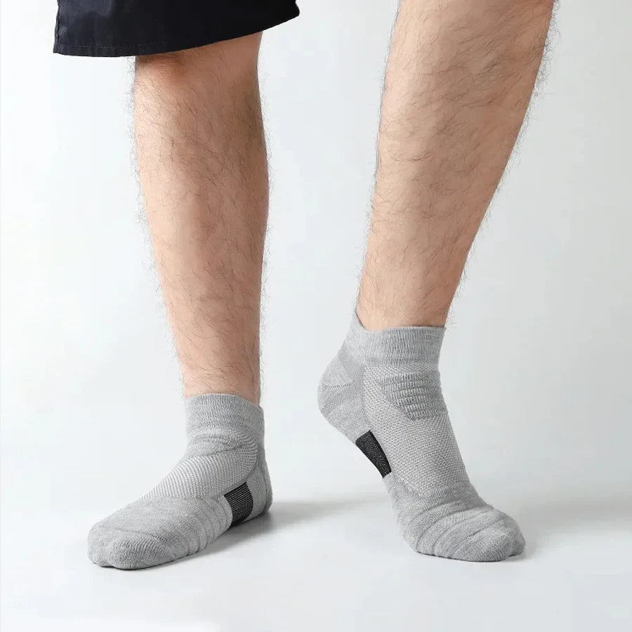 Anti-Slip Football Socks Men Breathable Cotton Soccer Socks 3 Pairs