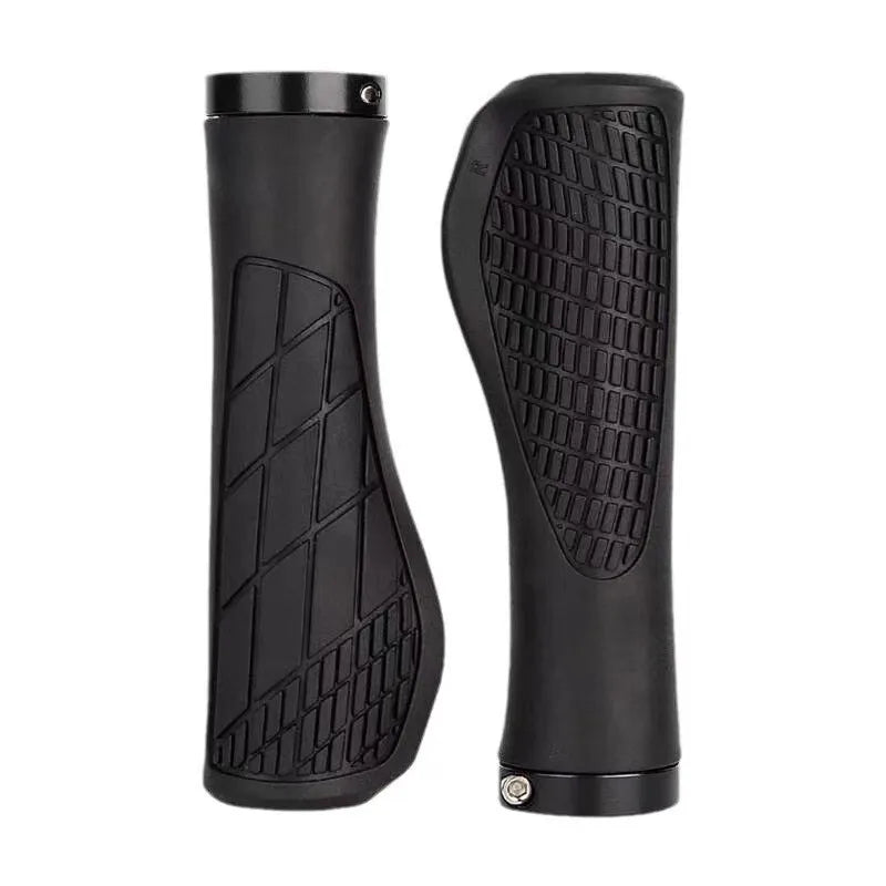 MTB Bike Handlebar Grips Anti-Slip Lock-On Soft Rubber Pair