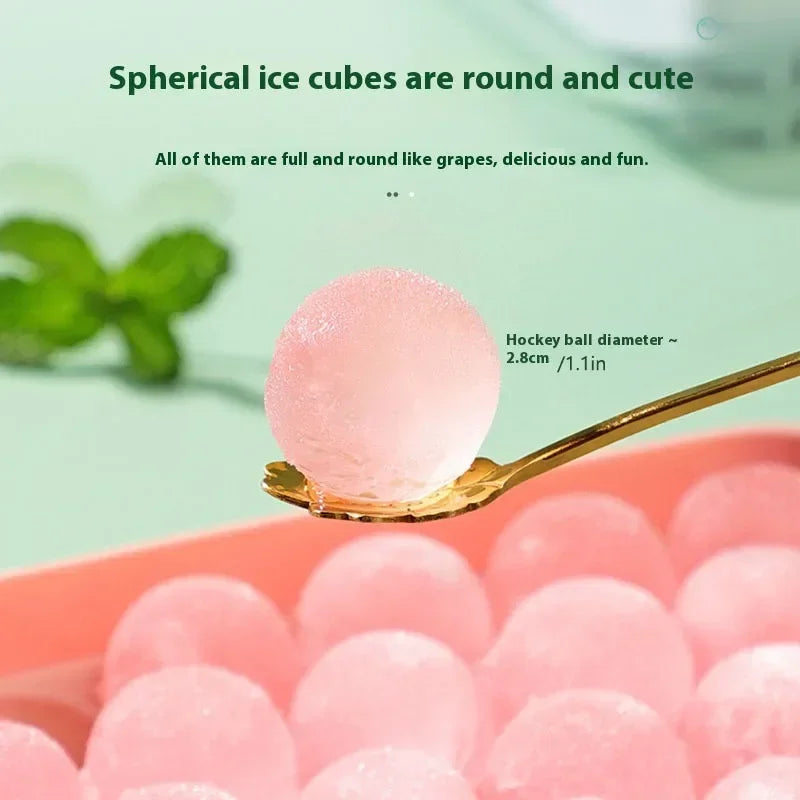 Round Ice Cube Mold UK Spherical Whiskey Ice Maker & Freezer Tray