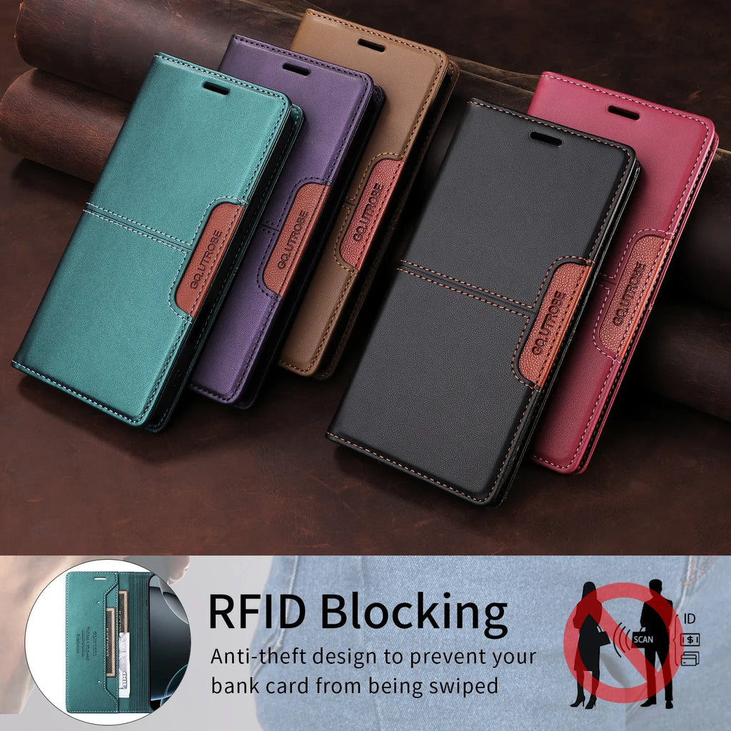 Leather Wallet Case for Xiaomi 11T 12T 13T 14T 15T 17T Poco X Series