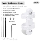 Bike Bottle Cage Mount Adapter Seatpost Frame Holder Universal