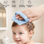 Baby Hair Brush Soft Scalp Massager Cute Bear Bath Brush