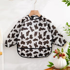 Waterproof Baby Bib Long Sleeve Apron for Feeding & Drawing