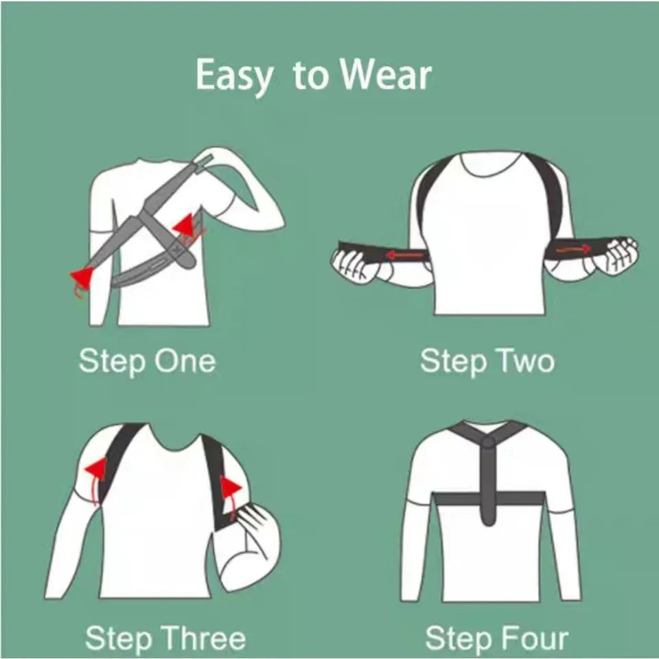 Adjustable Posture Corrector Belt Invisible Back Brace Support