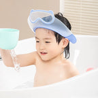 Baby Shower Cap Silicone Waterproof Shampoo Shield