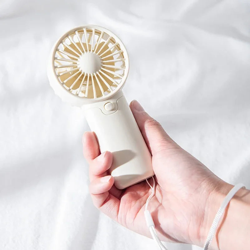 Cute Mini Handheld Fan UK Pocket Size Low Noise Portable Fan